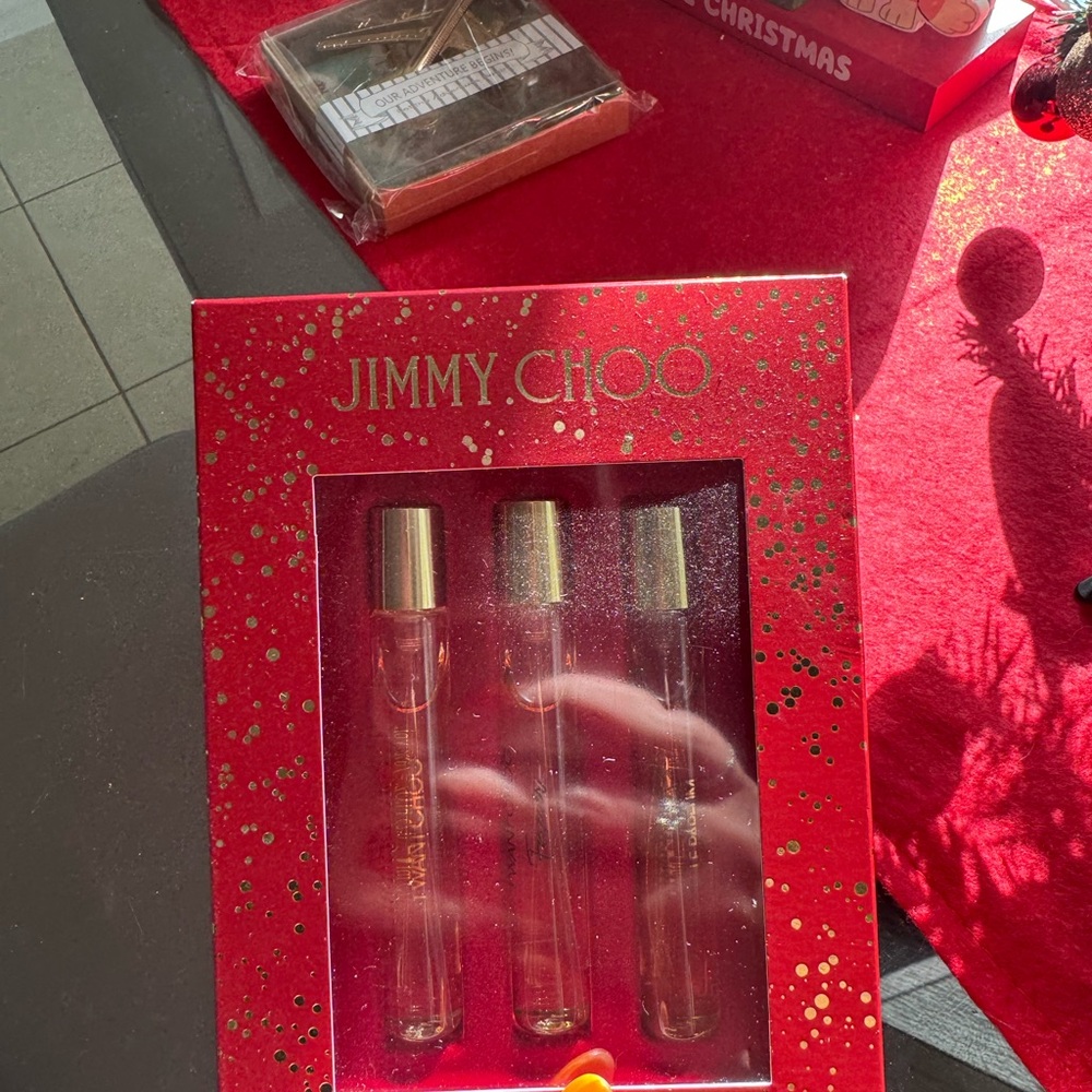 Jimmy Choo Red and Gold Fragrance Trio